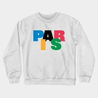 Paris in Olympics Colors Crewneck Sweatshirt